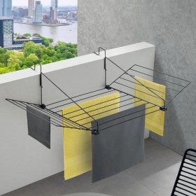Tomado Tilburg hängende Wäscheleine schwarz 12 m von Tomado, Wäscheleinen und Kleiderbügel - Ref: Foro24-447604, Preis: 44,62...