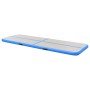 Inflatable gymnastics mat with pump 400x100x10 cm PVC blue by vidaXL, Pilates and yoga mats - Ref: Foro24-91916, Price: 170,3...