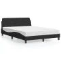 Cama con colchón terciopelo negro 140x190 cm de vidaXL, Camas y somieres - Ref: Foro24-3208393, Precio: 335,58 €, Descuento: %
