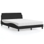 Cama con colchón terciopelo negro 140x190 cm de vidaXL, Camas y somieres - Ref: Foro24-3208393, Precio: 341,03 €, Descuento: %