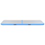 Inflatable gymnastics mat with pump 400x100x10 cm PVC blue by vidaXL, Pilates and yoga mats - Ref: Foro24-91916, Price: 170,3...