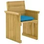 7-piece garden dining table with impregnated pine wood cushions by vidaXL, Garden sets - Ref: Foro24-3065739, Price: 697,70 €...