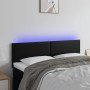 Cabecero con luces LED cuero sintético negro 144x5x78/88 cm en Cabeceros y pies de cama | Comprar online en Foro24