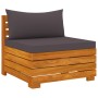 Gartenmöbel 6-teilig mit Kissen aus massivem Akazienholz von vidaXL, Gartensets - Ref: Foro24-3087325, Preis: 815,67 €, Rabat...