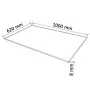 Quadratische Tischplatte aus gehärtetem Glas 1000 x 620 mm von vidaXL, Tischplatten - Ref: Foro24-243633, Preis: 51,15 €, Rab...