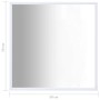 Weißer Spiegel 50x50 cm von vidaXL, Spiegel - Ref: Foro24-322717, Preis: 38,53 €, Rabatt: %
