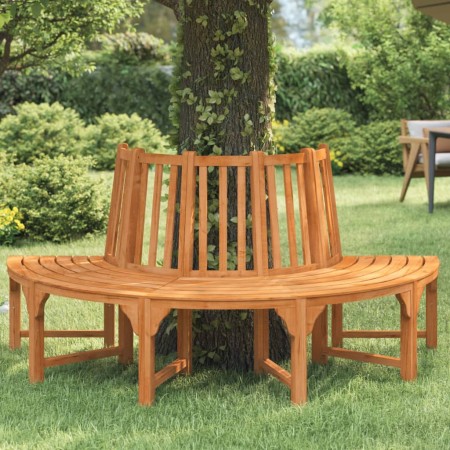 Semicircular tree bench solid eucalyptus wood Ø208 cm by vidaXL, garden benches - Ref: Foro24-362156, Price: 281,28 €, Discou...