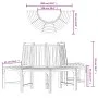 Semicircular tree bench solid eucalyptus wood Ø208 cm by vidaXL, garden benches - Ref: Foro24-362156, Price: 276,41 €, Discou...