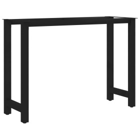 Estructura de mesa de comedor en forma de H 100x40x72 cm