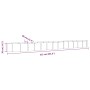 Jardinera arriate acero recubrimiento polvo marrón 512x80x36 cm by vidaXL, Pots and planters - Ref: Foro24-318940, Price: 85,...
