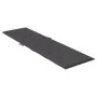 Cojín para tumbona tela gris antracita melange (75+105)x50x3 cm by vidaXL, Cushions for chairs and sofas - Ref: Foro24-400248...