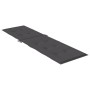 Cojín para tumbona tela gris antracita melange (75+105)x50x3 cm by vidaXL, Cushions for chairs and sofas - Ref: Foro24-400248...