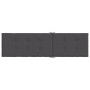 Cojín para tumbona tela gris antracita melange (75+105)x50x3 cm by vidaXL, Cushions for chairs and sofas - Ref: Foro24-400248...