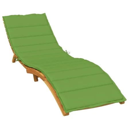 Cojín para tumbona tela verde melange 200x50x4 cm by vidaXL, Cushions for chairs and sofas - Ref: Foro24-4002503, Price: 39,7...