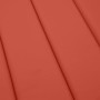 Cojín para tumbona tela rojo melange 200x60x4 cm by vidaXL, Cushions for chairs and sofas - Ref: Foro24-4002515, Price: 38,61...