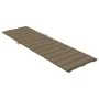 Kissen für Liegestuhl aus grauem Taupe-Melange-Stoff 200x60x4 cm von vidaXL, Kissen für Stühle und Sofas - Ref: Foro24-400251...