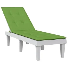 Kissen für Liegestuhl, Stoff in Melange-Grün (75+105)x50x3 cm von vidaXL, Kissen für Stühle und Sofas - Ref: Foro24-4002492, ...