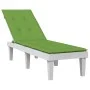 Kissen für Liegestuhl, Stoff in Melange-Grün (75+105)x50x3 cm von vidaXL, Kissen für Stühle und Sofas - Ref: Foro24-4002492, ...