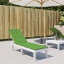 Kissen für Liegestuhl, Stoff in Melange-Grün (75+105)x50x3 cm von vidaXL, Kissen für Stühle und Sofas - Ref: Foro24-4002492, ...