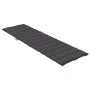 Kissen für Liegestuhl aus anthrazitgrauem Melange-Stoff 200x60x4 cm von vidaXL, Kissen für Stühle und Sofas - Ref: Foro24-400...