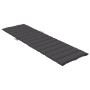 Kissen für Liegestuhl aus anthrazitgrauem Melange-Stoff 200x60x4 cm von vidaXL, Kissen für Stühle und Sofas - Ref: Foro24-400...