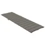 Cojín para tumbona tela gris oscuro melange 200x50x4 cm de vidaXL, Cojines para sillas y sofás - Ref: Foro24-4002499, Precio:...