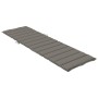 Kissen für Liegestuhl, dunkelgraues Melange-Gewebe, 200x50x4 cm. von vidaXL, Kissen für Stühle und Sofas - Ref: Foro24-400249...