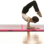 Inflatable gymnastics mat with pump 800x100x10 cm PVC pink by vidaXL, Pilates and yoga mats - Ref: Foro24-91927, Price: 268,5...