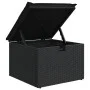 Gartensofagarnitur 7-teilig mit schwarzen Polstern aus synthetischem Rattan von vidaXL, Gartensets - Ref: Foro24-3274655, Pre...