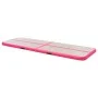Inflatable gymnastics mat with pump 800x100x10 cm PVC pink by vidaXL, Pilates and yoga mats - Ref: Foro24-91927, Price: 265,0...