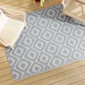 ARAKIL PP Outdoor-Teppich grau 140x200 cm von vidaXL, Outdoor-Protektoren - Ref: Foro24-368556, Preis: 34,01 €, Rabatt: %