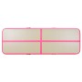 Inflatable gymnastics mat with pump 800x100x10 cm PVC pink by vidaXL, Pilates and yoga mats - Ref: Foro24-91927, Price: 268,5...