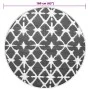 Alfombra de exterior ARAKIL azul y blanca Ø160 cm PP de vidaXL, Protectores para exterior - Ref: Foro24-368491, Precio: 24,28...
