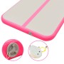 Inflatable gymnastics mat with pump 800x100x10 cm PVC pink by vidaXL, Pilates and yoga mats - Ref: Foro24-91927, Price: 268,5...