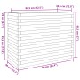 Massive Blumenkasten aus Douglasien-Tannenholz, 90x40x68,5 cm. von vidaXL, Töpfe und Pflanzgefäße - Ref: Foro24-3282492, Prei...