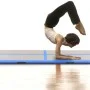 Inflatable gymnastics mat with pump 800x100x10 cm PVC blue by vidaXL, Pilates and yoga mats - Ref: Foro24-91928, Price: 265,3...
