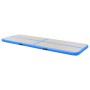 Aufblasbare Gymnastikmatte mit Pumpe 800x100x10 cm PVC blau von vidaXL, Pilates und Yogamatten - Ref: Foro24-91928, Preis: 22...