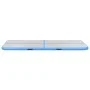Inflatable gymnastics mat with pump 800x100x10 cm PVC blue by vidaXL, Pilates and yoga mats - Ref: Foro24-91928, Price: 265,3...