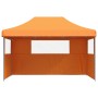 Tienda de fiesta plegable Pop-Up 3 paredes laterales naranja de vidaXL, Carpas y cenadores - Ref: Foro24-4004969, Precio: 184...