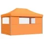 Faltbare Pop-Up-Partyzelt mit 3 orangefarbenen Seitenwänden. von vidaXL, Zelte und Pavillons - Ref: Foro24-4004969, Preis: 18...