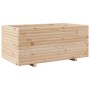 Jardinera madera maciza de pino 110x60x49,5 cm de vidaXL, Maceteros y jardineras - Ref: Foro24-3282569, Precio: 188,66 €, Des...