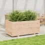 Jardinera madera maciza de pino 110x60x49,5 cm de vidaXL, Maceteros y jardineras - Ref: Foro24-3282569, Precio: 186,34 €, Des...