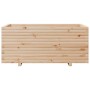 Massive Pinienholz-Pflanzkasten 110x60x49,5 cm von vidaXL, Töpfe und Pflanzgefäße - Ref: Foro24-3282569, Preis: 188,75 €, Rab...