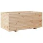 Massive Pinienholz-Pflanzkasten 110x60x49,5 cm von vidaXL, Töpfe und Pflanzgefäße - Ref: Foro24-3282569, Preis: 186,34 €, Rab...