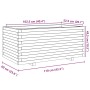 Massive Pinienholz-Pflanzkasten 110x60x49,5 cm von vidaXL, Töpfe und Pflanzgefäße - Ref: Foro24-3282569, Preis: 188,75 €, Rab...