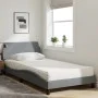 Bed with light gray fabric mattress 100x200 cm by vidaXL, Beds and slatted bases - Ref: Foro24-3208344, Price: 280,60 €, Disc...