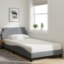 Bett mit hellgrauer Stoffmatratze 100x200 cm von vidaXL, Betten und Lattenroste - Ref: Foro24-3208344, Preis: 238,53 €, Rabat...