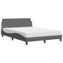 Bett mit dunkelgrauer Stoffmatratze 120x200 cm von vidaXL, Betten und Lattenroste - Ref: Foro24-3208365, Preis: 320,67 €, Rab...