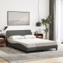 Bett mit dunkelgrauer Stoffmatratze 120x200 cm von vidaXL, Betten und Lattenroste - Ref: Foro24-3208365, Preis: 320,67 €, Rab...