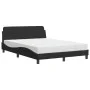 Bett mit schwarzer Samtmatratze 120x200 cm von vidaXL, Betten und Lattenroste - Ref: Foro24-3208373, Preis: 312,08 €, Rabatt: %